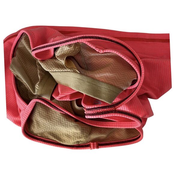 Lululemon Athletica Womens Power Y Back Tank Top PINK Stripes Size 6-8 Or S-M - Picture 7 of 10